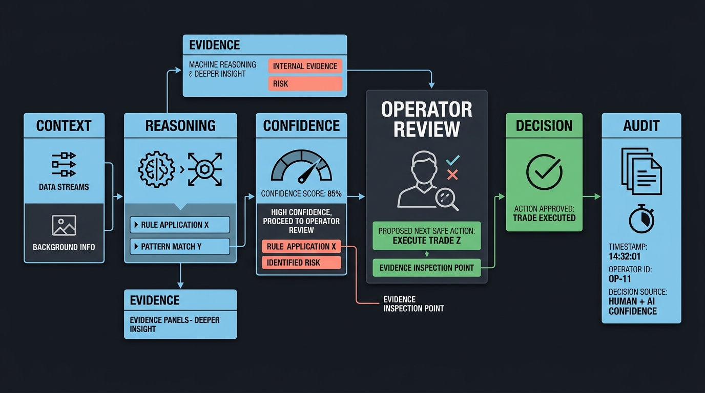 Cover illustration for explainable AI operations.